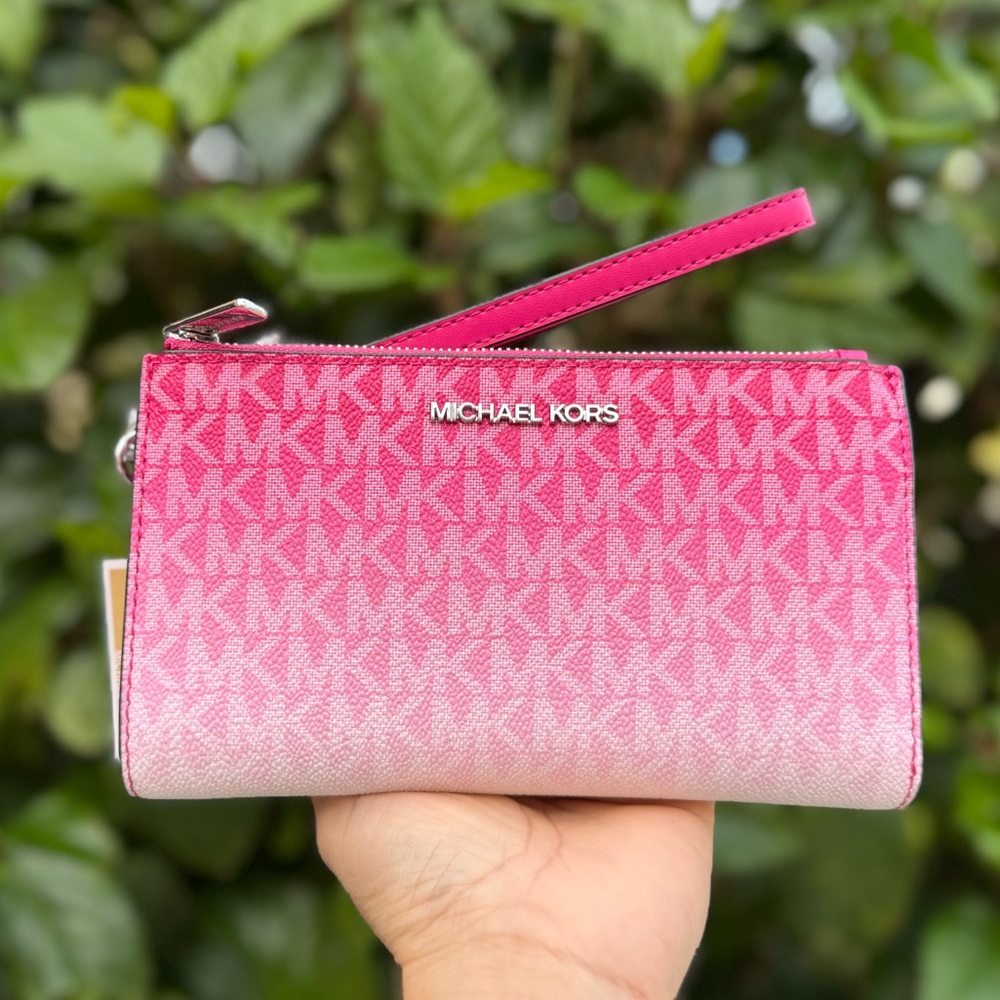 Michael Kors Pink Wallet with Ombré Effect